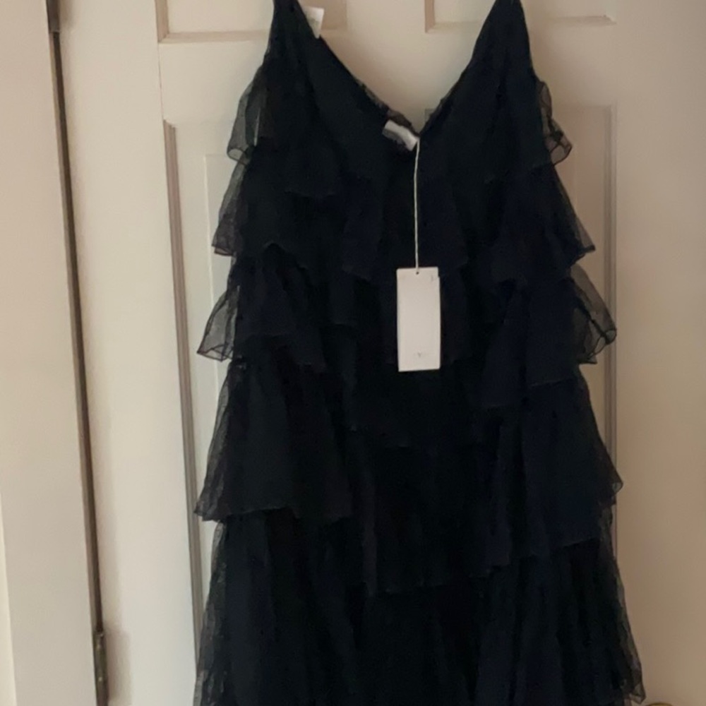 NWT VALENTINO designer long black ruffled skirt eu 46 us 10 1650
STUNNING